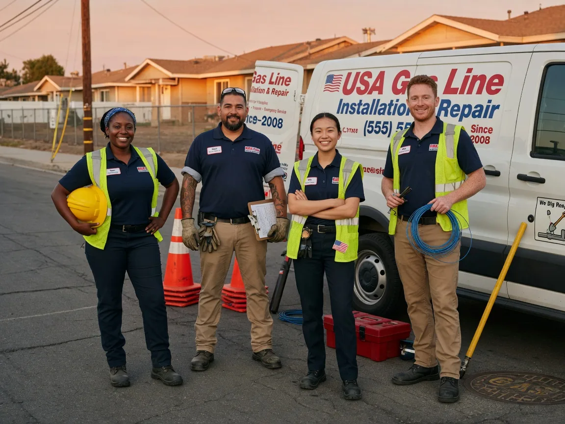 Gas Line Installation company in Wolf Lake, IL